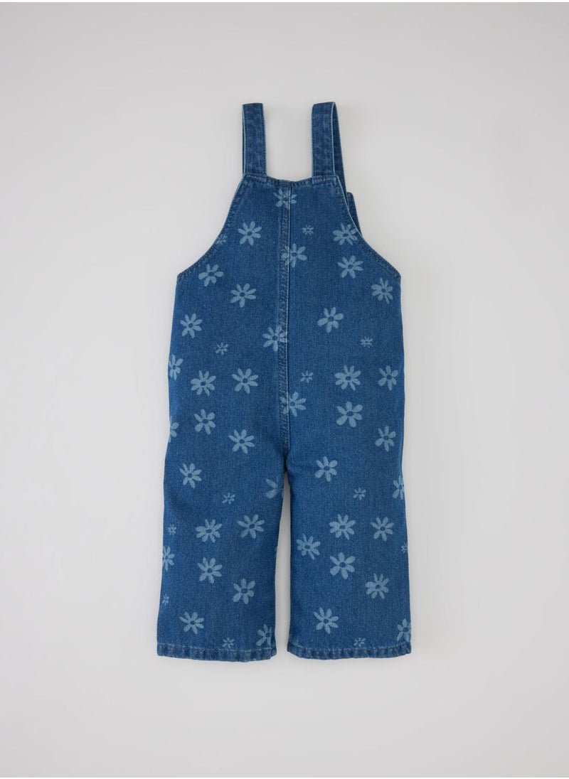 DeFacto - Jean Regular Fit Flower Jumpsuit - Image 1