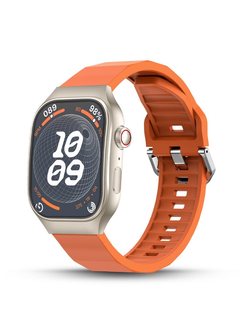 Pebble Pebbble Curve 1.99" Smartwatch for Men and Women, HD Curved Display, Bluetooth Calling, Health Suite, Multi-Sports Modes, AI Voice Assistance, Smart Calculator  - Image 1