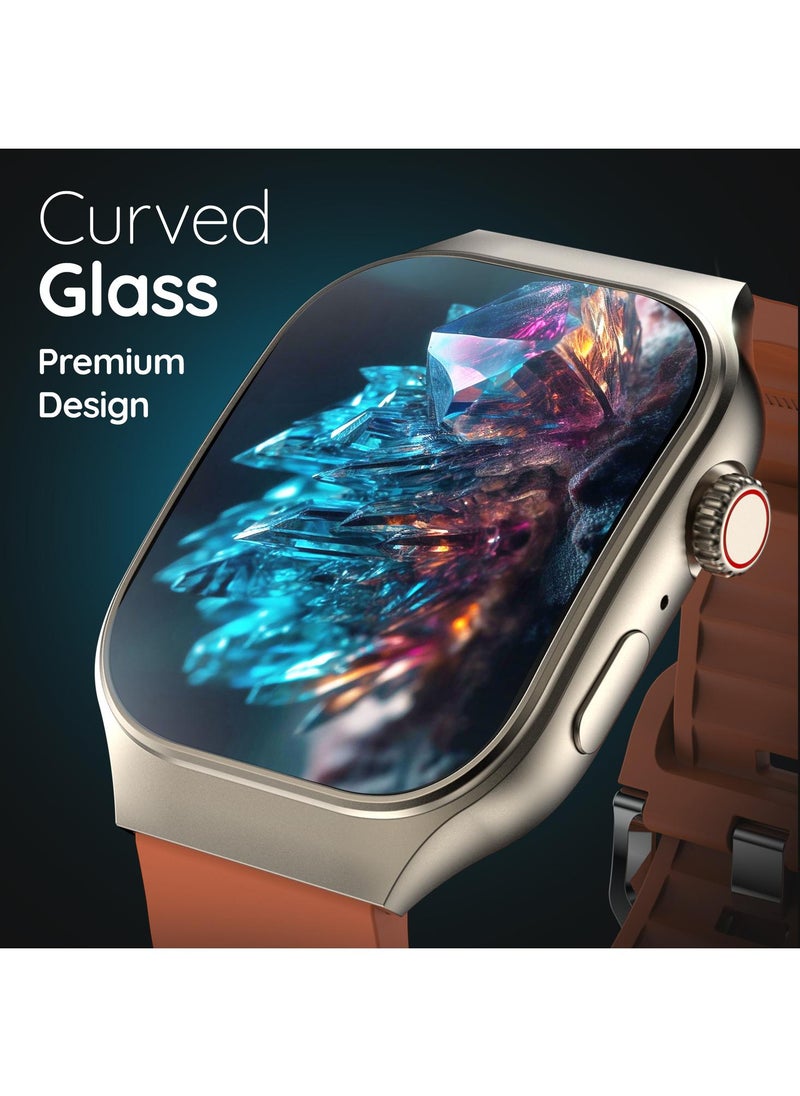 Pebble Pebbble Curve 1.99" Smartwatch for Men and Women, HD Curved Display, Bluetooth Calling, Health Suite, Multi-Sports Modes, AI Voice Assistance, Smart Calculator  - Image 2