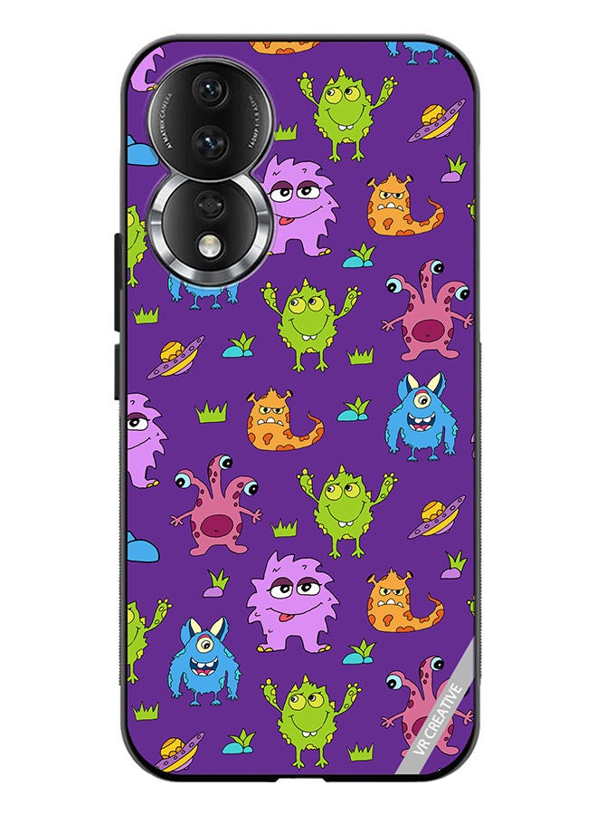 VR CREATIVE Protective Case Cover For Honor 80 Monsters Cartoon Design Multicolour - Image 1
