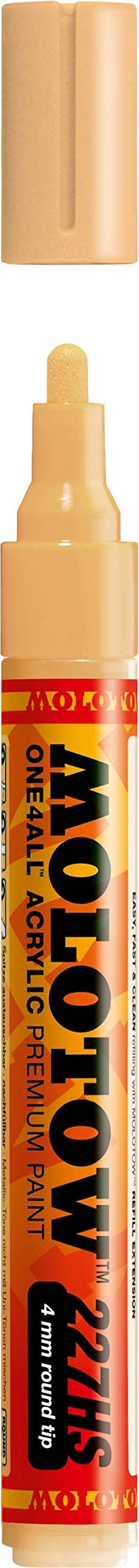 Molotow ONE4ALL Acrylic Paint Marker 4mm Sahara Beige Pastel 1 Each 227226