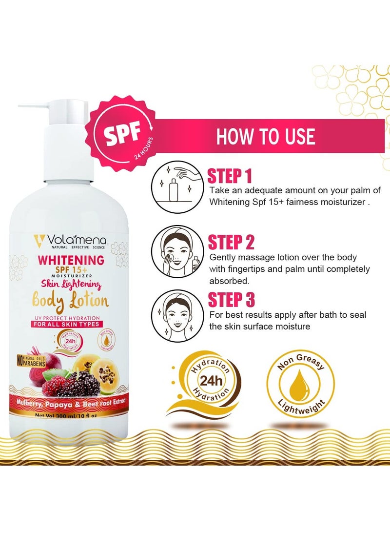 VOLAMENA WITH DEVICE SPF Whitening Skin Lightening Body Lotion 300ML - Image 3