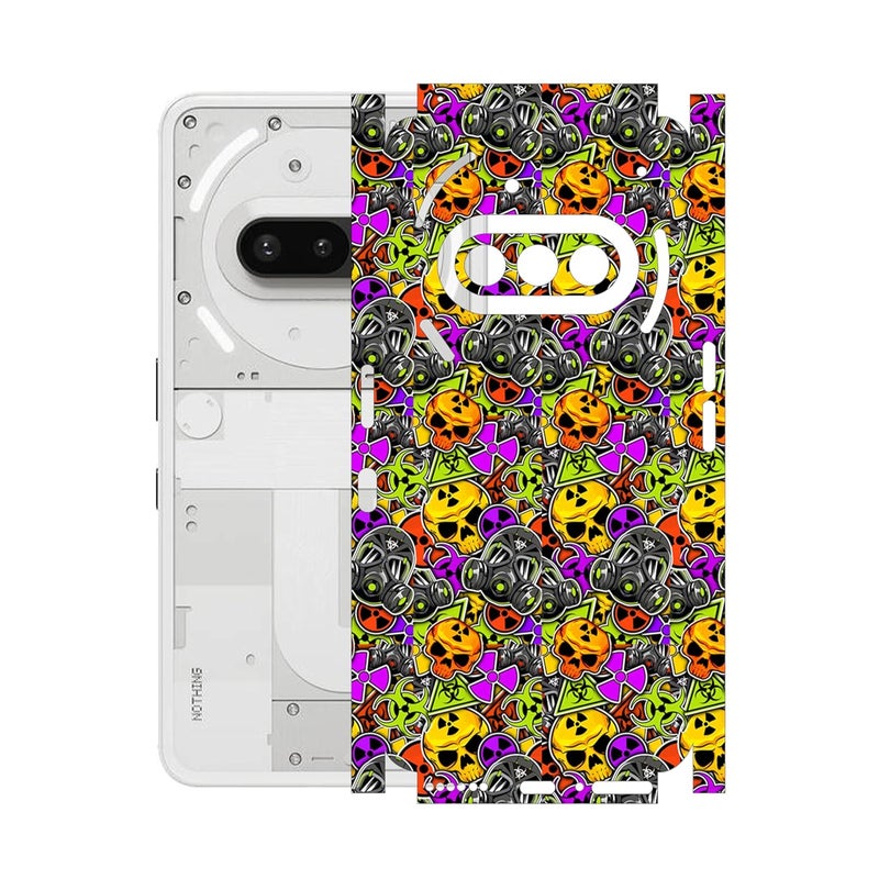 90STETHIX Mobile Skin Sticker Wrap | Compatible for Nothing Phone 3A | Scratchproof Matte Finish | Full Coverage for All Sides & Camera Protection (Design-1) (65) - Image 1