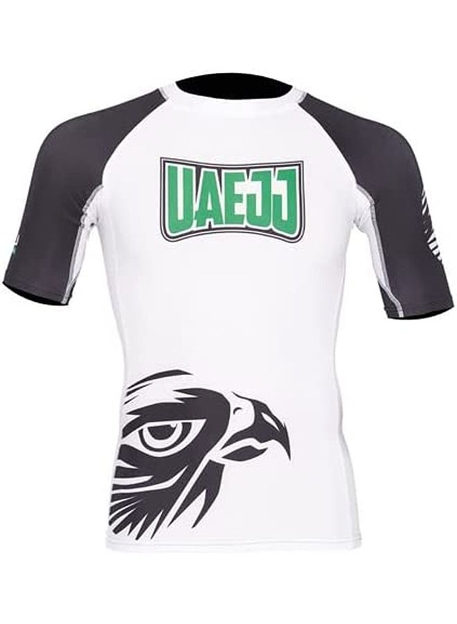 UAEJJ Jiu Jitsu Short Sleeve Rash Guard - Image 1