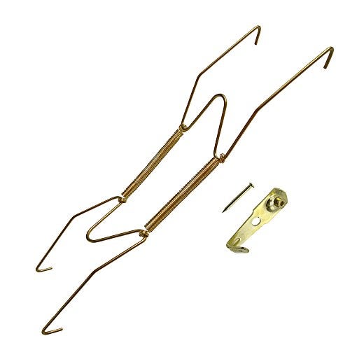 Xinlinke Plate Hangers for The Wall 12 inch Decorative Dish Display Tray Holder with Installation Hooks 5 Pack - Image 5