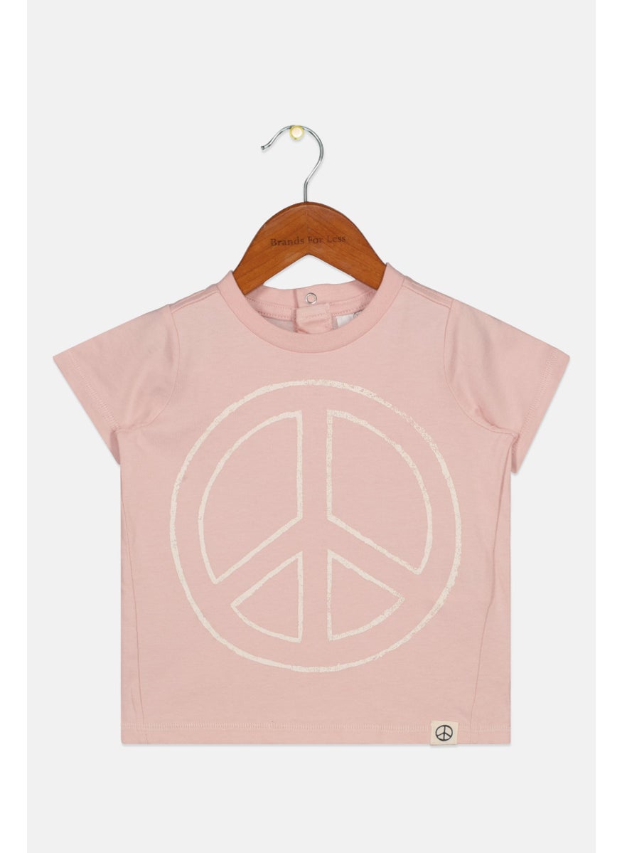 Cotton On Toddlers Boy Crew Neck Graphic Print T-shirt, Pink  - Image 1