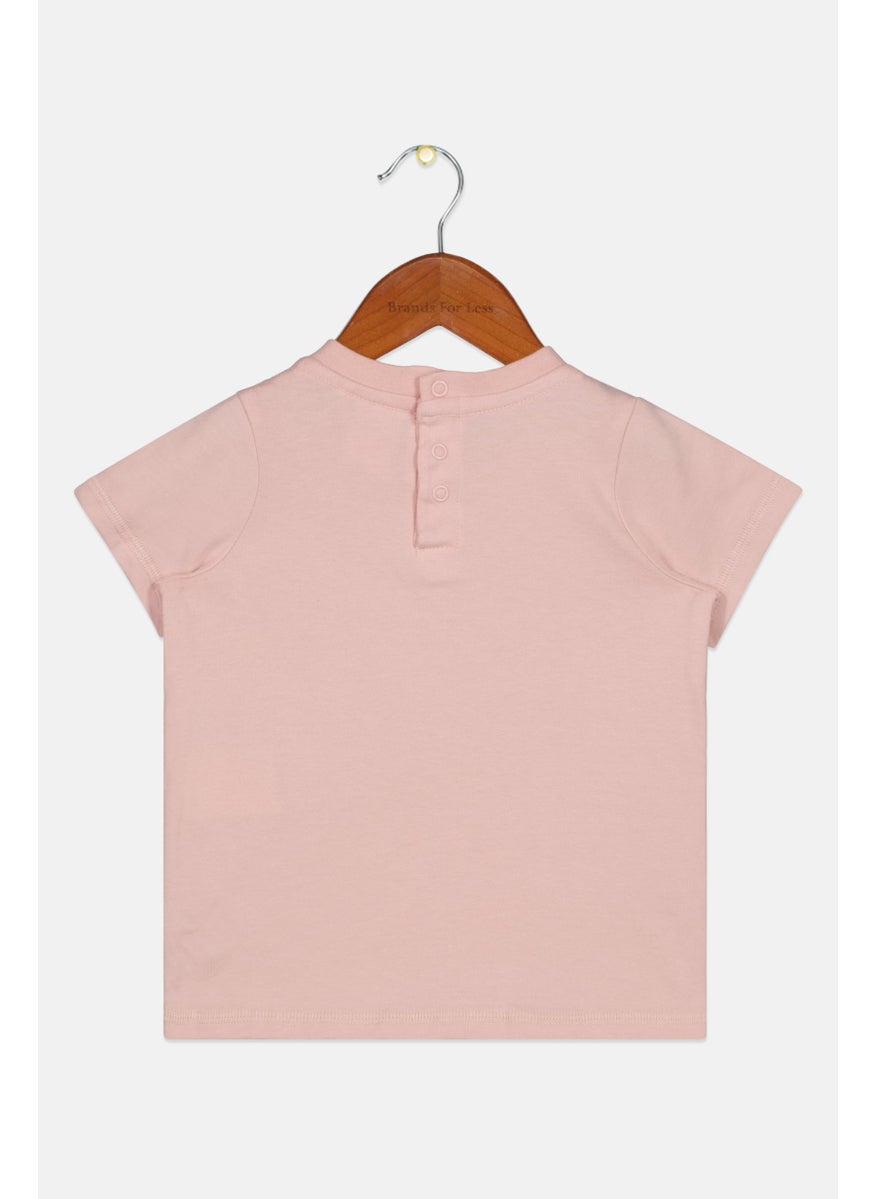Cotton On Toddlers Boy Crew Neck Graphic Print T-shirt, Pink  - Image 2