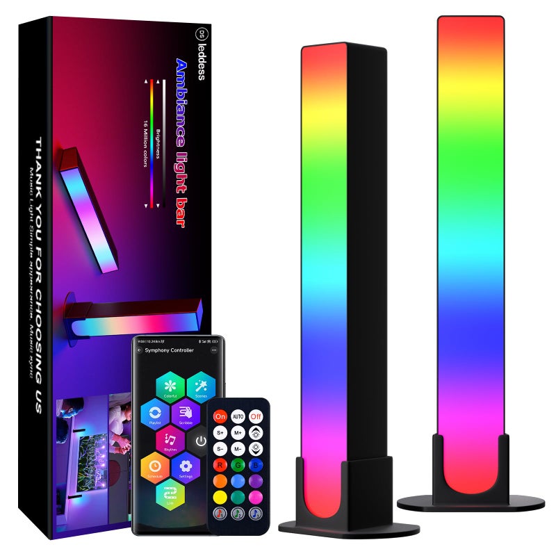 DS leddess DS Smart LED Light Bars Gaming Lights Ambient Light RGB TV Backlights with Scene Modes and Music Modes for Gaming Computer Case PC Monitor TV Laptop Z Series - Image 2
