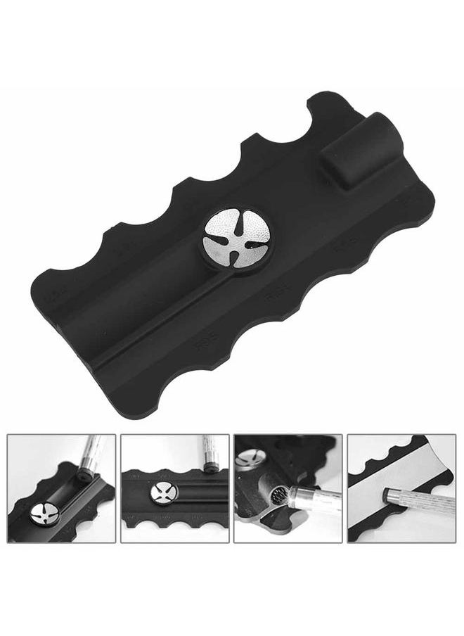 Thoraya 5 in 1 Portable Billiard Pool Cue Trimmer Tip Pick Grinding Shaping Repair Tool  - Image 2