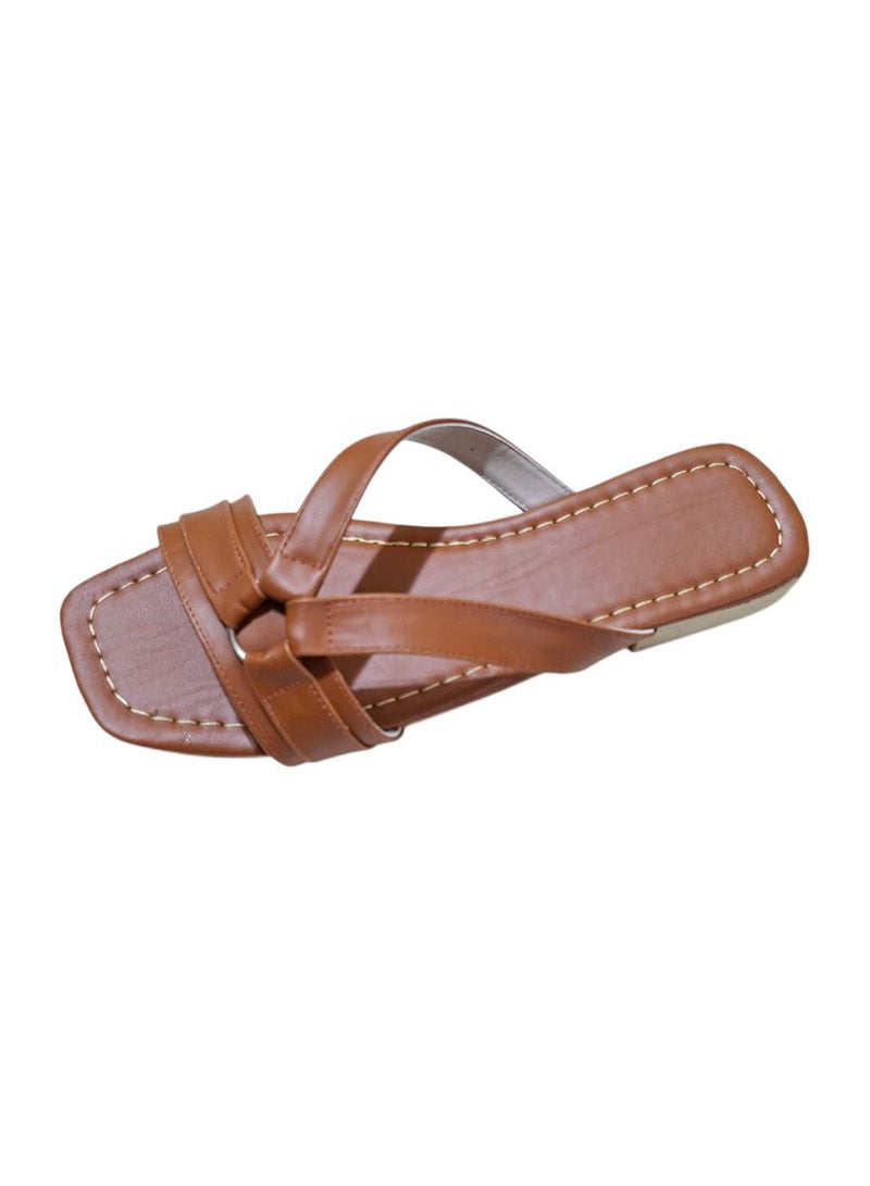 Karisma Flat Simple Design Strappy Slippers - Image 3