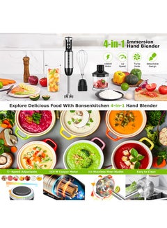 OASIS DESERT 4 in 1 Electric Hand Blender Set 1000W SG-0045  - Image 4