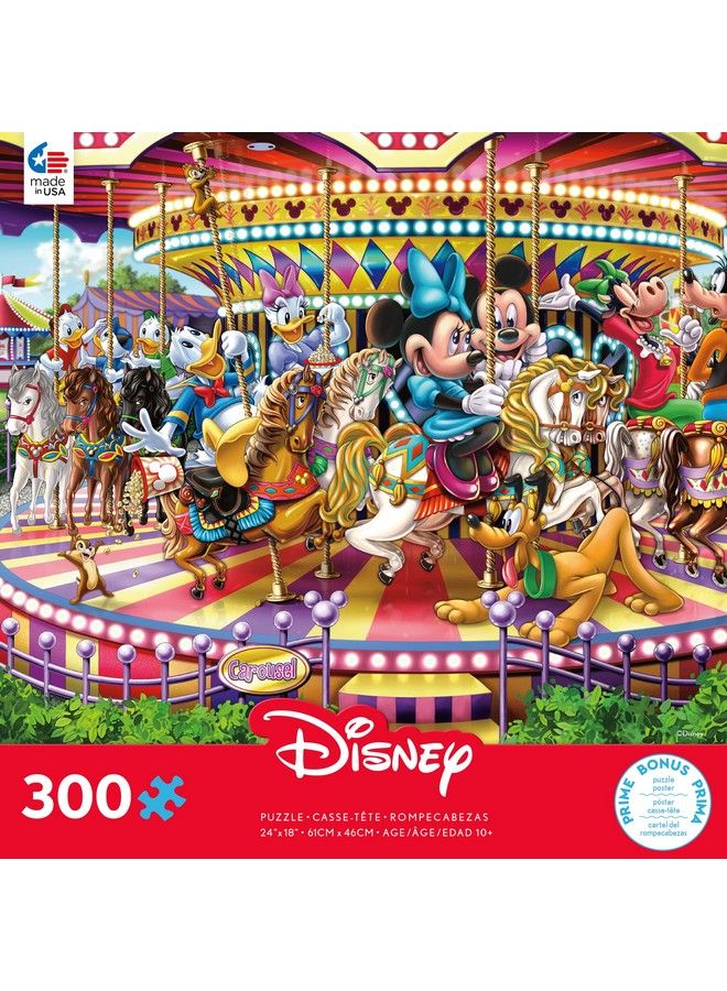 Ceaco لعبة تركيب الصور المقطوعة كبيرة الحجم من ديزني كاروسيل، مكونة من 300 قطعة - Image 3
