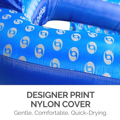 SWIMLINE SOLSTICE Extra-Large Fabric Covered U-Seat Pool Float U-Seat Lounger Raft For Adults & Kids I Comfortable Sling Seat, Back Rest, Cup Holder, & Quick-Dry Cover For Adult Or Kid Floating - Image 5