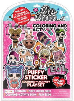 Bendon Lol Surprise Puffy Sticker Coloring And Activity Playset Book  - Image 2