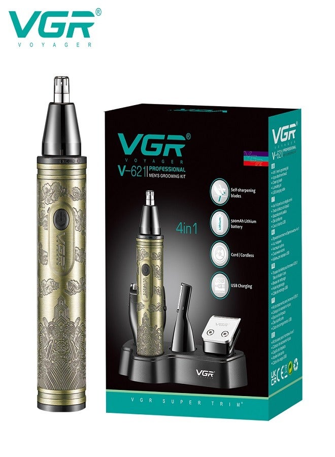 VGR V-621 Professional Men's Grooming Kit 4in1 Multicolour - Image 1