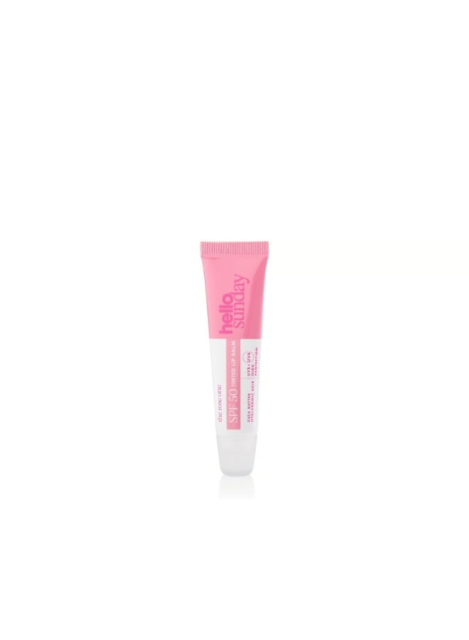 Hello Sunday Tinted Lip Balm SPF50 The Rose One 15ml - Image 1