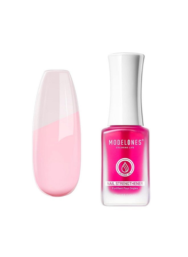 موديل ونز مقوي أظافر موديلونز للأظافر الرقيقة والناعمة، علاج للأظافر التالفة، مقوي للأظافر، عناية فائقة بالأظافر، سريع الجفاف، طبقة أساسية من طلاء الأظافر، 0.5 أونصة، عبوة واحدة - Image 1