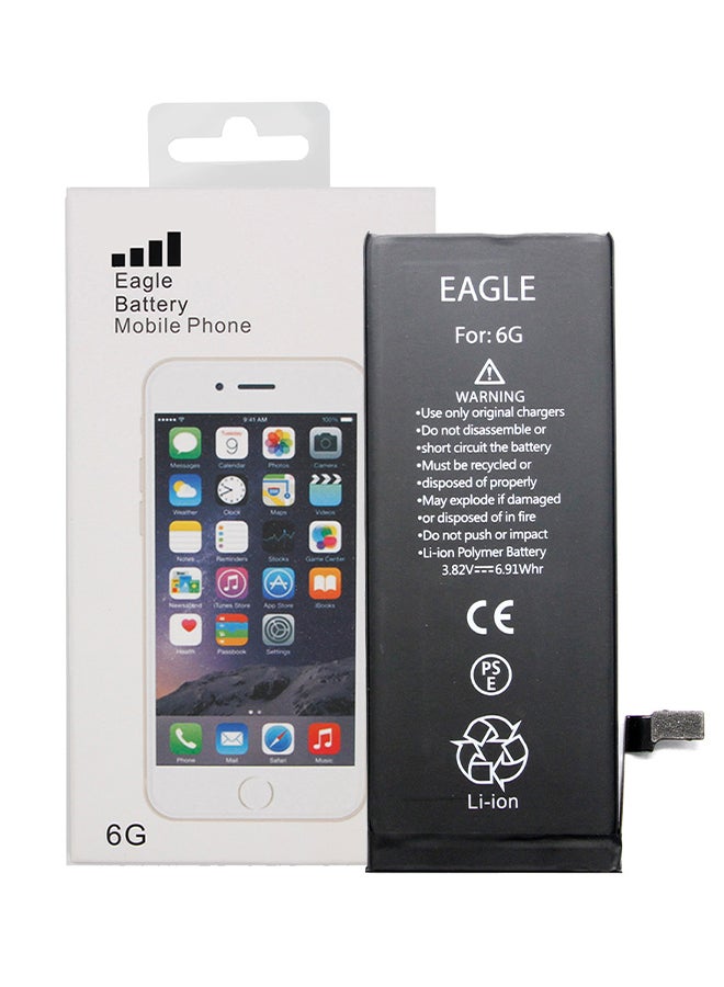 CATANES iPhone 6G Battery Li-Ion Replacement Battery With 1810 mAh Overcharge Protection / 1ICP4/39/96