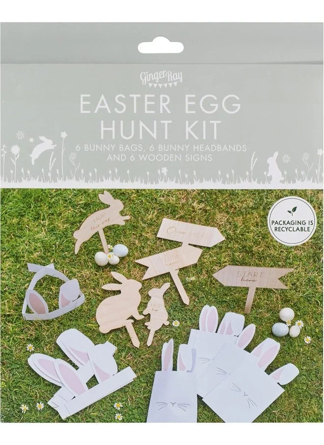 Ginger Ray Easter Egg Hunt Kit - Wooden