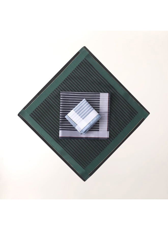 DoreenBeads Handkerchiefs for Men Soft Classic Checkered Striped Cotton Mens Hankies, Pack of 9, 17 x 17 Inches, Gingham & Checks-9pcs, 17" x 17" - Image 5