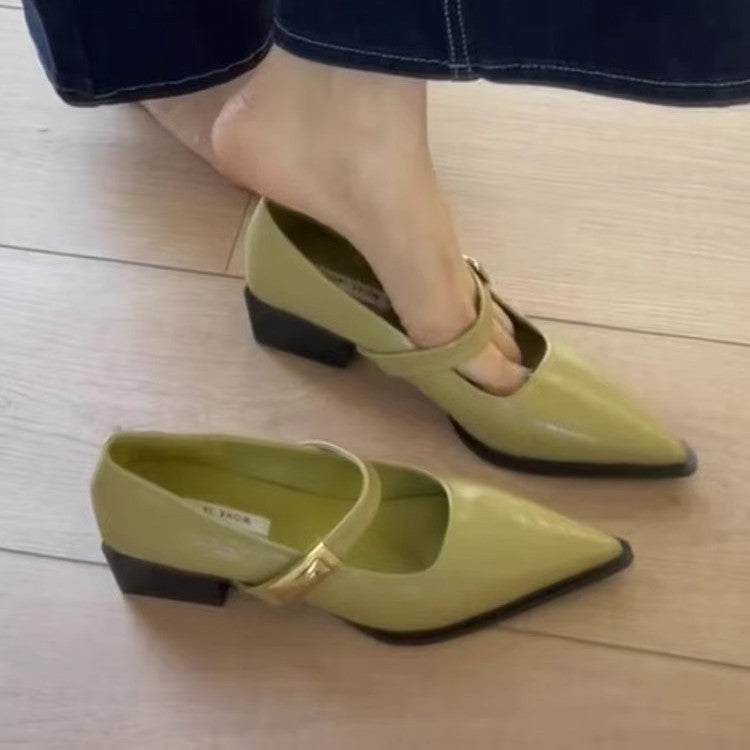 Women's Mary Jane Pumps with Block Heel - Image 1