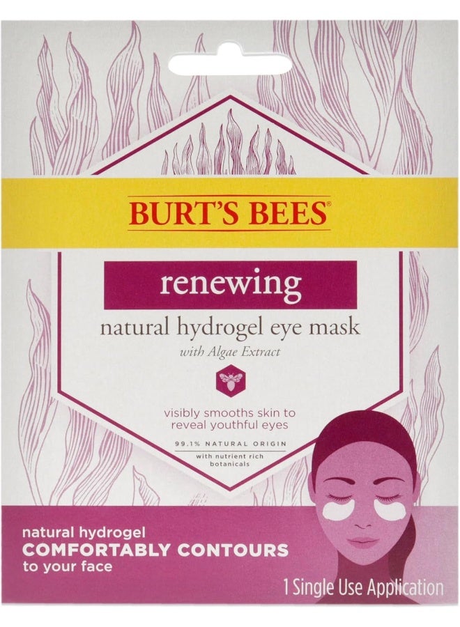 Burt's Bees Renewing Natural Hydrogel Eye Mask For Women 1 Pc - Image 1