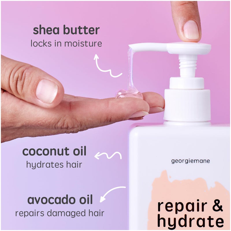 Georgiemane Repair & Hydrate Shampoo 11.16 fl oz - Image 3