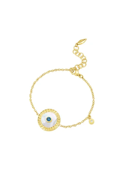 POLICE Fulgurant Bracelet for Women Gold Plating with Mother of PearlPEJLB0001803