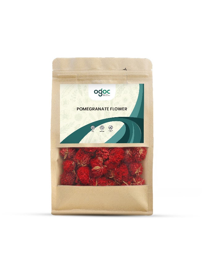 OGOC Dried Pomegranate Flowers Natural Decorative Floral for Potpourri Home Fragrance & DIY Crafts - Image 1