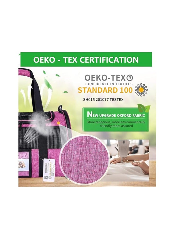 حاملة حيوانات اليفة كبيرة، حاملة كلاب بوزن 20 رطلاً فأكثر، حاملات قطط ناعمة الجوانب للقطط الكبيرة التي يقل وزنها عن 25 رطلاً، قابلة للطي - Image 3