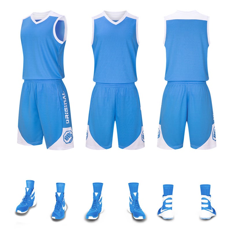 Basketball Uniform Suit Children'S Student Campus Game Training Camp Team Uniform Boy Sports Vest Jersey Printing - Image 1