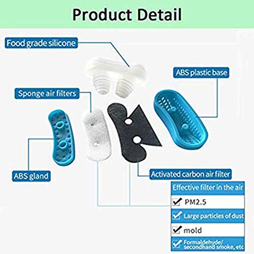 BANCROFT Anti-Snoring Nose Clip, 2-in-1 Air Purifier Breathing Device for Night Sleep, Men and Women, 1 Piece - Image 5