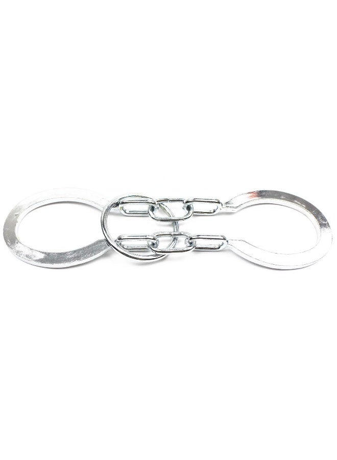 MAGIKON Traditional Brain Teaser, Classical Metal Horseshoe Puzzle (Silver, Normal) - Image 1