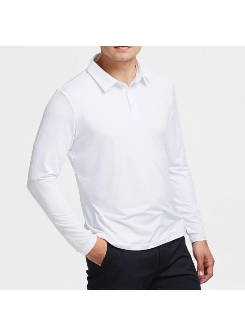 Polo Neck Long Sleeve Cotton Long Sleeve Polo Neck T-Shirt - pzsku/ZCB67CF3AA3E34D338619Z/45/_/1726652508/460e7fc5-97c0-45d0-8678-cf5434caccf1