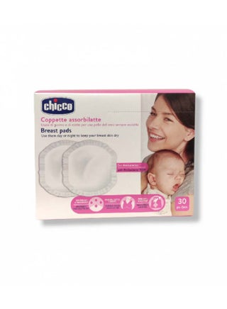 Anti-Bacterial Nursing Breast Pads, Ultra Thin & Breathable With Super Absorbent Technology, Dermatologically Tested (30 Pieces)