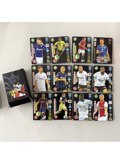 English Star Card Ronaldo Gold Foil Card 55 No Repeat World Cup Football PVC Stumble-Color:55 Football Black Gold Cards Are Not Repeated