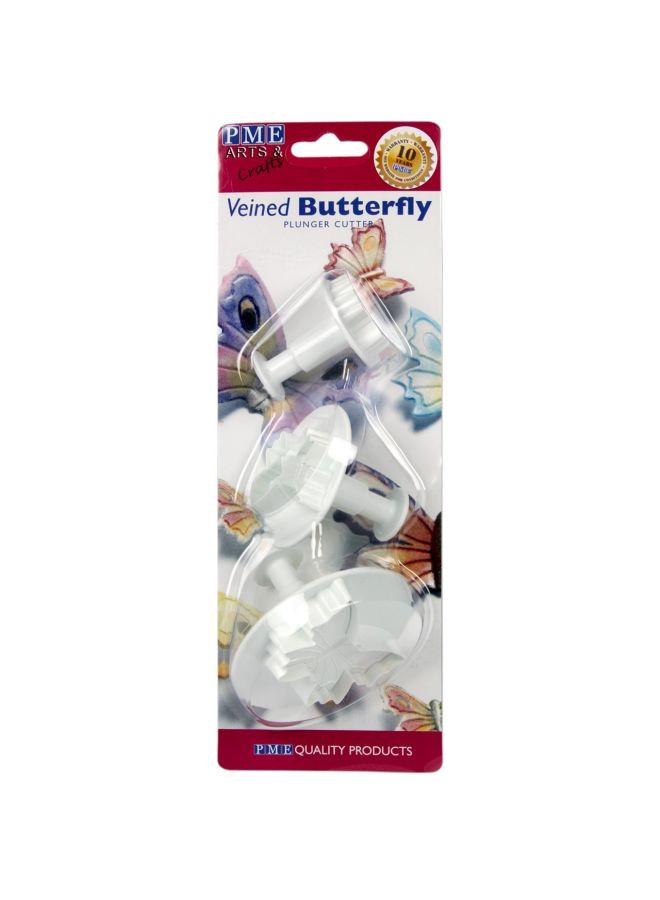 PME 3-Piece erfly Plunger Cutter Set White - Image 3