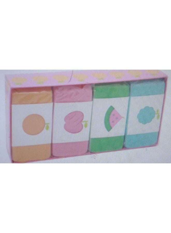 ROCO Jumbo Rubber Eraser (assorted Color & Design) Pack of 12