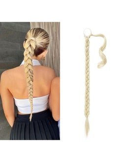 26 Inch Long Braided Ponytail Extension with Hair Tie Straight Wrap Around Hair Extensions Pony Tail DIY Natural Soft Synthetic Hair Piece for Women -Buttery Blonde - pzsku/ZCB6810A439BF7A675F92Z/45/_/1692574522/1b3c1fc8-9d0b-493a-b99a-14e00c86a2f1