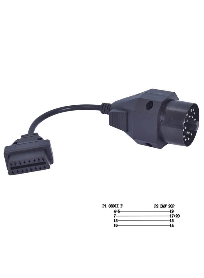 Ancel BM700 BD300 Obd2 Female to 20 pin Extension Convert Adapter OBD1 to OBD II Cable for 20 Pin E31 E32 E34 E36 E39 E38 E53 X 5 Z3 - Image 3