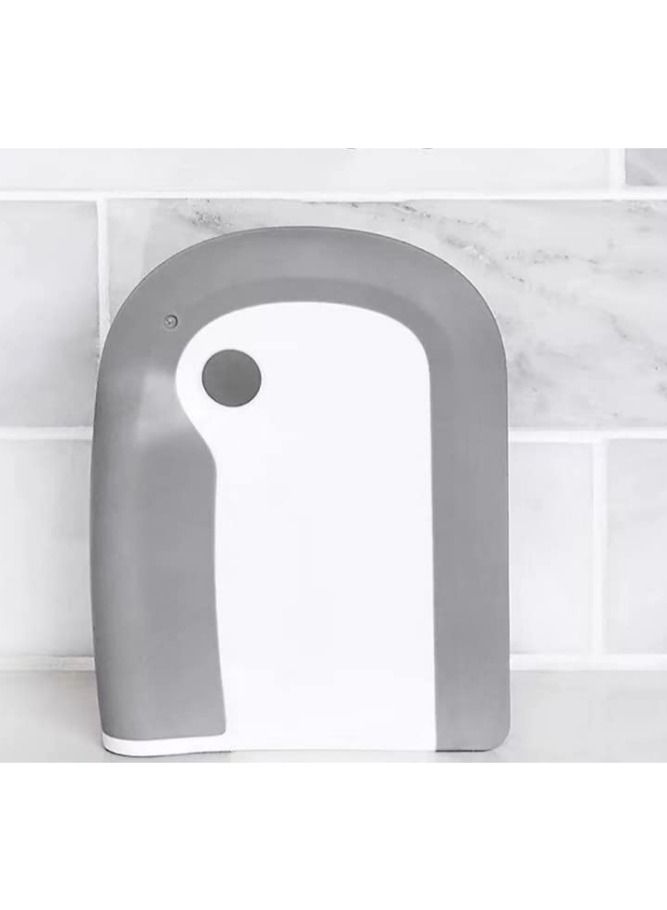 Curved Small Squeegee Mini Sink for Kitchen Countertop and Sink Cleans Splashes and Spills Dish Prewash Bathroom for Shower Glass and Mirror