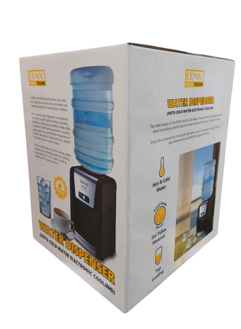 Denx Hot and Cold Electric Water Bottle Dispenser for Table - Image 3
