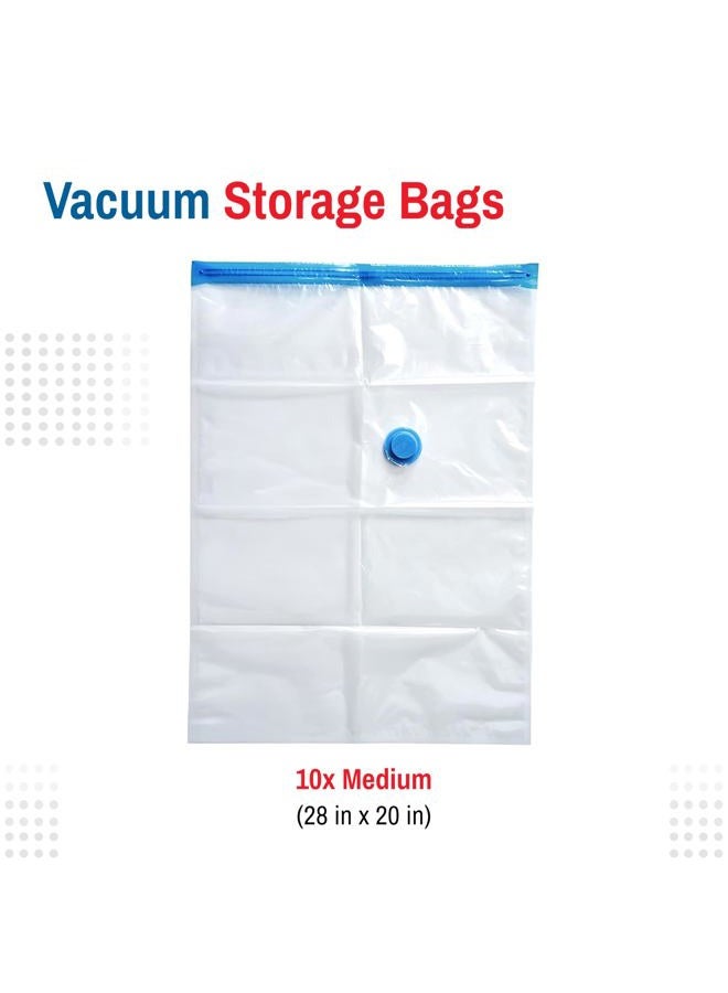 Spacesaver Premium Vacuum Storage Bags, Lifetime Replacement, Works with Any Vacuum Cleaner, 80% More Storage Space! Free Hand-Pump for Travel! - Image 3