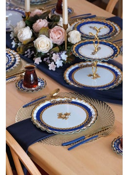 Glore Elegance Glass Serving Plate Set for 6 People  - Image 3