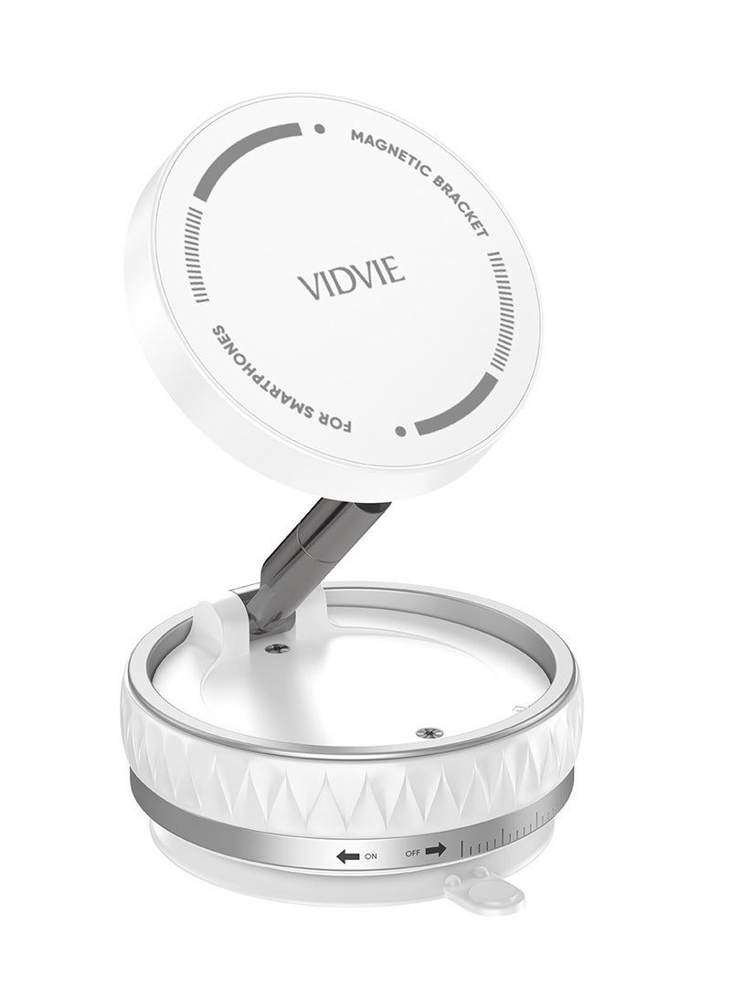 VidVie Suction Cup Type Magnetic Folding Car Holder - Image 1