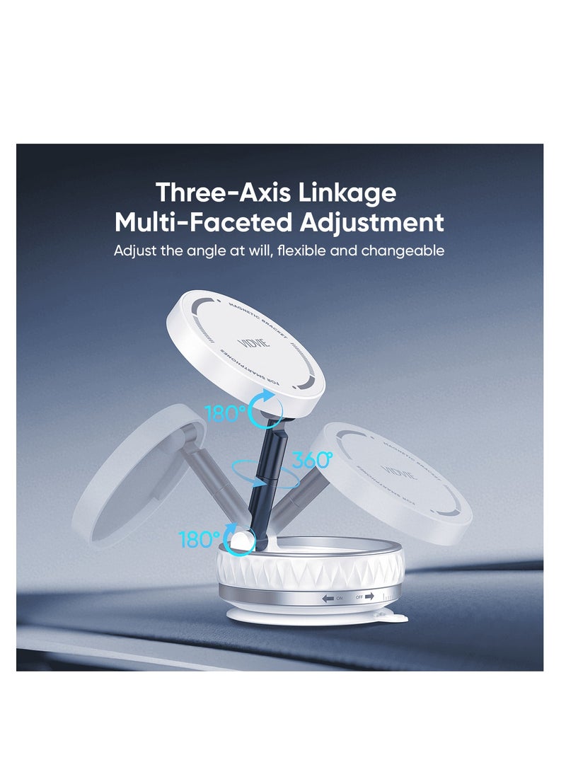 VidVie Suction Cup Type Magnetic Folding Car Holder - Image 3