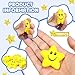 Kasyat 100 Pcs Star Smile Face Stress Balls Bulk 22 Inch Mini Foam Smile Ball Yellow Small Stress Relief Toy for School Reward Student Prizes Birthday Party Favor - Image 4