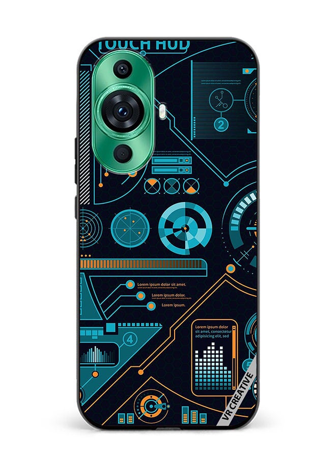 VR CREATIVE Protective Case Cover For Huawei nova 11 Ultra Touch Hud Design Multicolour - Image 1