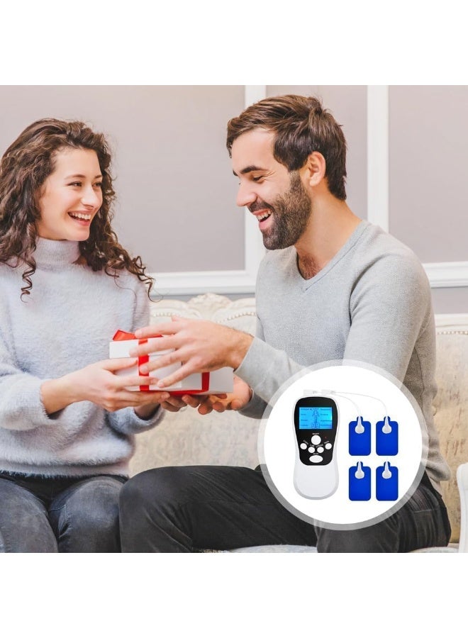 Blueidea TENS Machine – Muscle Stimulator for Body Relaxation, Electric Pulse Massager EMS Unit with 8 Modes & Pads - Image 3