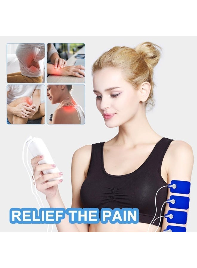 Blueidea TENS Machine – Muscle Stimulator for Body Relaxation, Electric Pulse Massager EMS Unit with 8 Modes & Pads - Image 4
